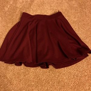 Maroon skirt in size small